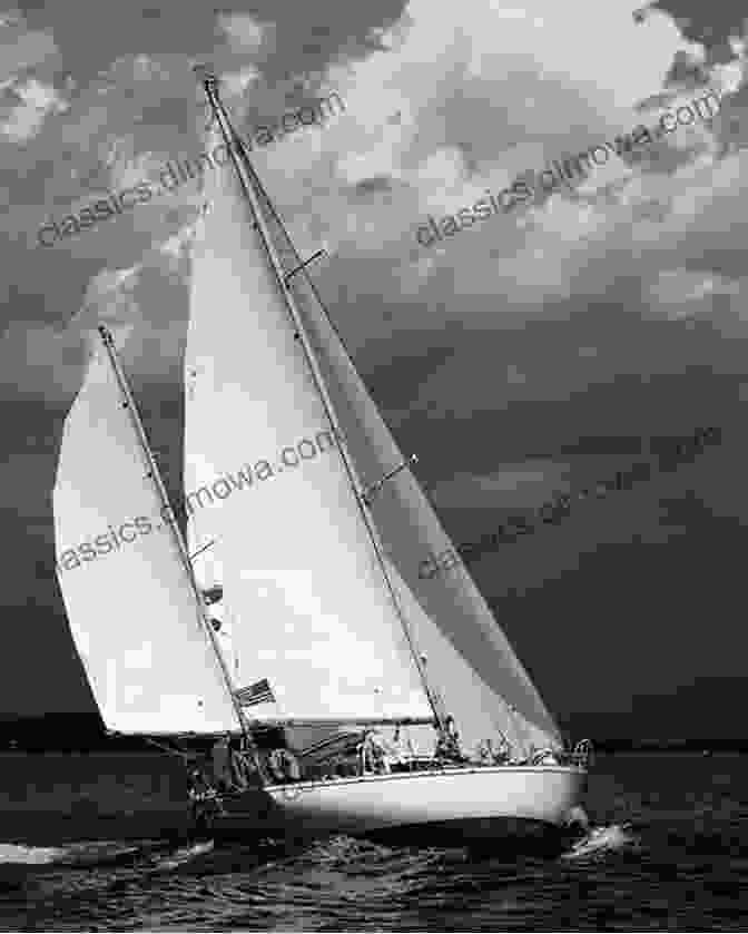 A Black And White Photograph Of A Sailboat Racing On A Windy Day St Catharines Ontario 1 In Colour Photos: Saving Our History One Photo At A Time (Cruising Ontario 189)