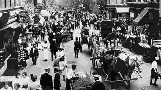 A Bustling London Street In 1907, Filled With Horse Drawn Carriages And Pedestrians London Town 1907 Barbara O Connor