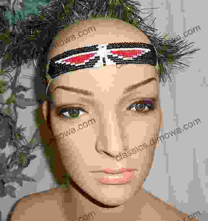 A Close Up Of A Beaded Native American Headband Native American Art Art History For Kids Children S Art