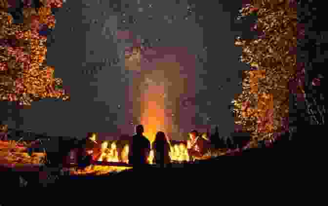 A Cozy Campfire Surrounded By Campers Under A Vast Starry Sky Best Tent Camping: Virginia: Your Car Camping Guide To Scenic Beauty The Sounds Of Nature And An Escape From Civilization