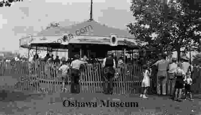 A Family Enjoying A Picnic In Oshawa, Ontario In The 1930s, Surrounded By Trees And A Tranquil Stream. Oshawa Ontario 3 In Colour Photos: Saving Our History One Photo At A Time