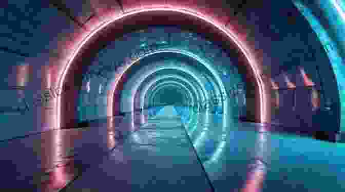 A Futuristic Tunnel Illuminated By Vibrant Lights Building Landmarks Bridges Tunnels And Buildings Architecture And Design Children S Engineering