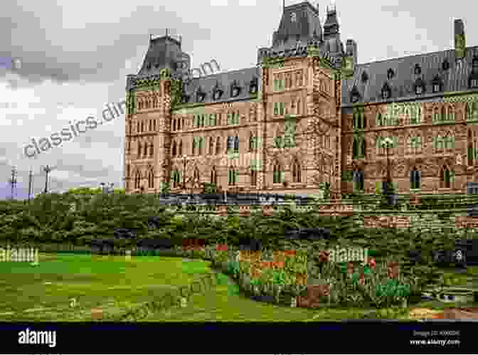 A Grand View Of The Parliament Of Canada In Ottawa, With Its Gothic Revival Architecture And Lush Green Surroundings. Sampler 11 Ontario In Colour Photos: Saving Our History One Photo At A Time (Sampler Cruising)