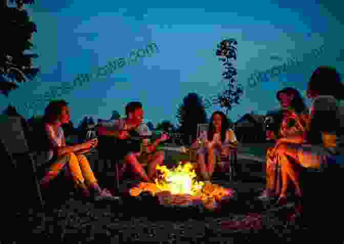 A Group Of Friends Gathered Around A Campfire, Listening To A Story Paris Nights And Other Impressions Of Places And People : A Collection Of Stories (1)