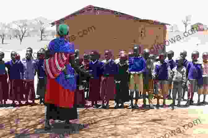 A Group Of Maasai Children Attending School, Representing Hope For The Future Of Their Culture. Children Of The Kraal: First In The