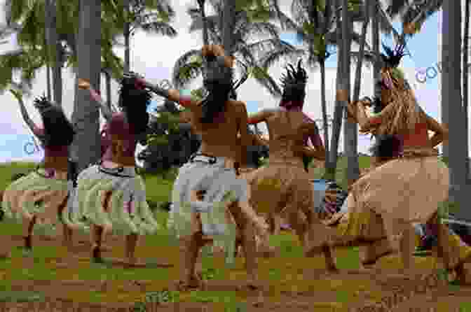 A Group Of Rapa Nui Dancers Performing A Traditional Ritual, Showcasing Their Vibrant Cultural Heritage. Photos Taken By Japanese Tourist In Easter Island