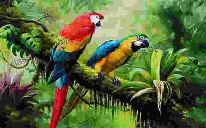 A Lush, Verdant Rainforest With Vibrant Birds And Exotic Flowers Five Major Islands Of The World Geography For Kids 5 7 Children S Geography