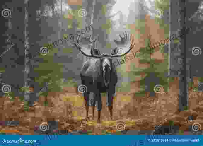 A Majestic Moose Standing In A Serene Forest Clearing. Sampler 11 Ontario In Colour Photos: Saving Our History One Photo At A Time (Sampler Cruising)