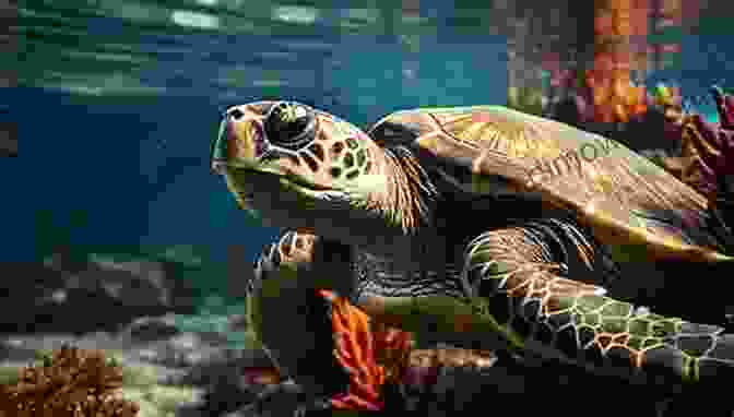 A Majestic Sea Turtle Swims Gracefully Through The Coral Reefs Of Jamaica Jamaican Animals Michael Harris