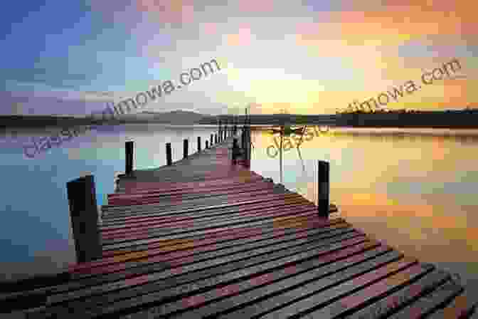 A Panoramic Image Of A Sunset Over A Lake, With Silhouettes Of Trees And A Dock Backroads Of Ontario (Backroads Of )