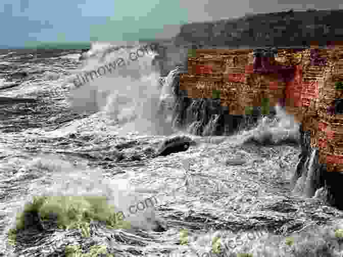 A Panoramic View Of A Rugged Coastline, With Towering Cliffs And Crashing Waves Backroads Of Ontario (Backroads Of )