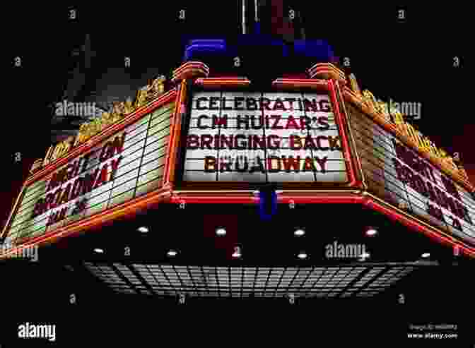 A Panoramic View Of Broadway Theaters At Night, With Their Marquees Lit Up In Vibrant Colors. The Untold Stories Of Broadway Volume 3