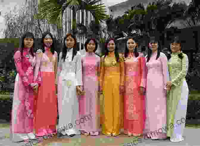 A Photo Of A Group Of People In Traditional Vietnamese Clothing, Celebrating A Festival VIETNAMESE TRAVEL GUIDE: Welcom To VietNam