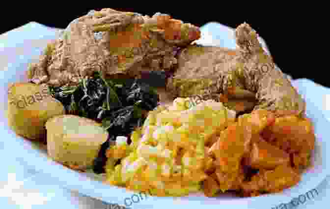 A Plate Of Traditional Soul Food American Blues Jazz Soul Food