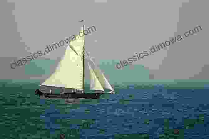 A Sailboat Sails Into The Horizon, Its Sails Billowing In The Wind. Full Circle: Dangers And Insights Of Sailing Around The World