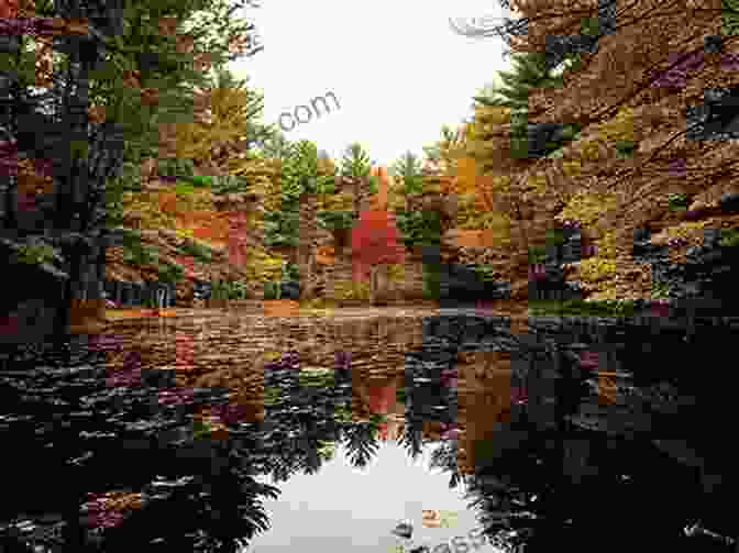 A Serene Lake Surrounded By Vibrant Autumn Foliage In Michigan Lost In Michigan Volume 4: History And Travel Stories From An Endless Road Trip