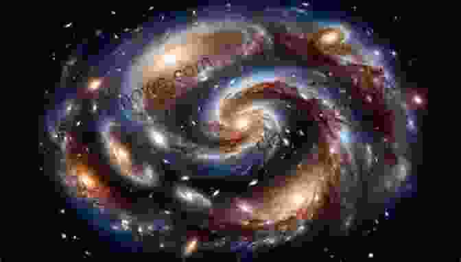 A Stunning Image Of Galaxies Whirling And Interacting In The Vastness Of Space, Showcasing The Gravitational Symphony At Play. The Universe Of Fluctuations: The Architecture Of Spacetime And The Universe (Fundamental Theories Of Physics 147)