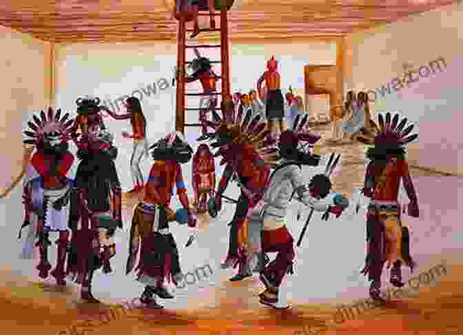 A Vibrant Painting Depicting A Native American Ceremony Native American Art Art History For Kids Children S Art