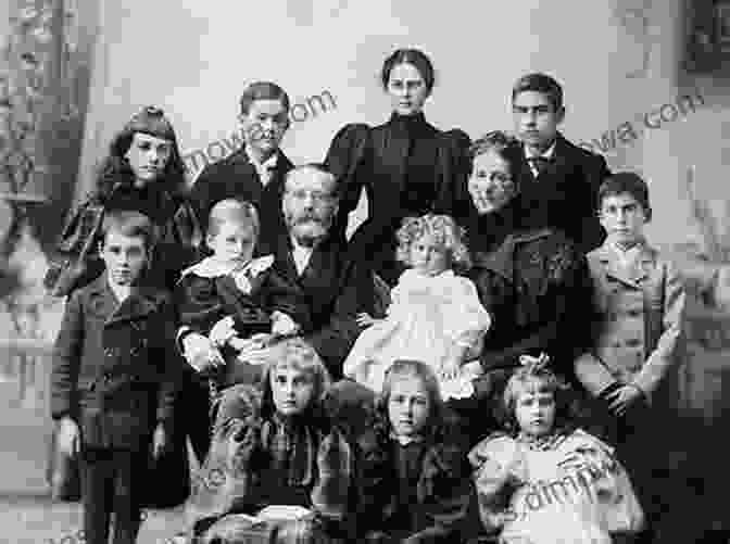 A Victorian Family Portrait, Circa 1907, With A Father In A Suit, A Mother In A Dress, And Three Children London Town 1907 Barbara O Connor