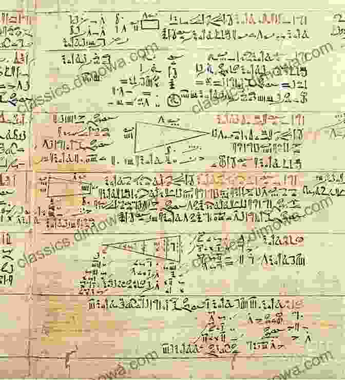 Ancient Egyptian Mathematical Papyrus With Geometric Figures Making And Breaking Mathematical Sense: Histories And Philosophies Of Mathematical Practice