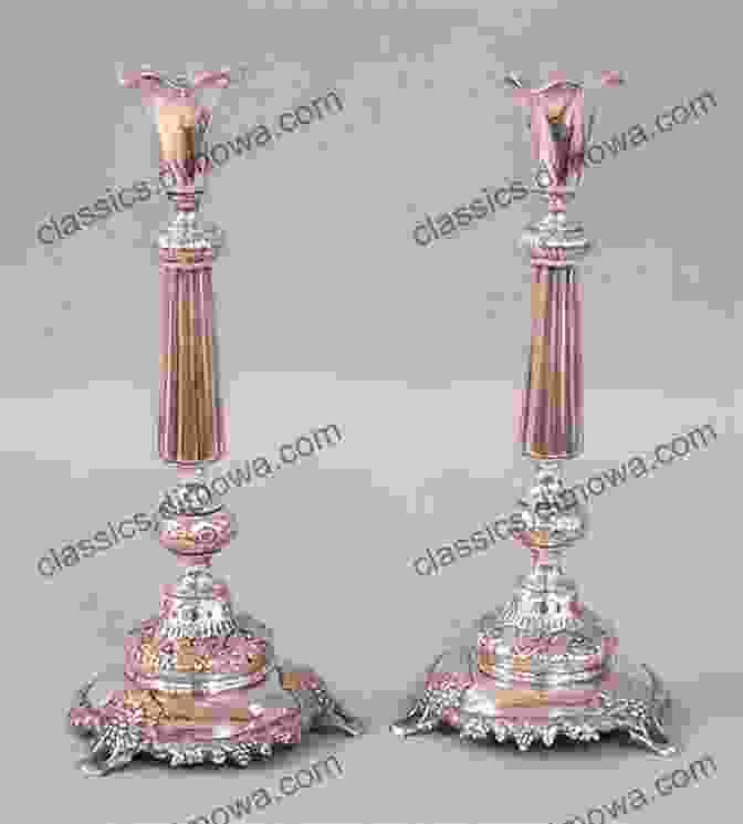 Antique Silver Bishop Candlesticks Used In The Enigmatic Play, The Bishop Candlesticks The Bishop S Candlesticks (A Play In One Act)