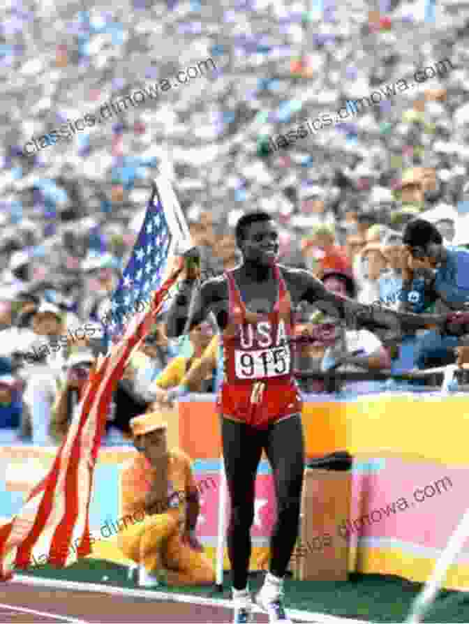 Carl Lewis In Action At The 1984 Los Angeles Olympics The Los Angeles 1984 Olympic Games (Images Of Sports)