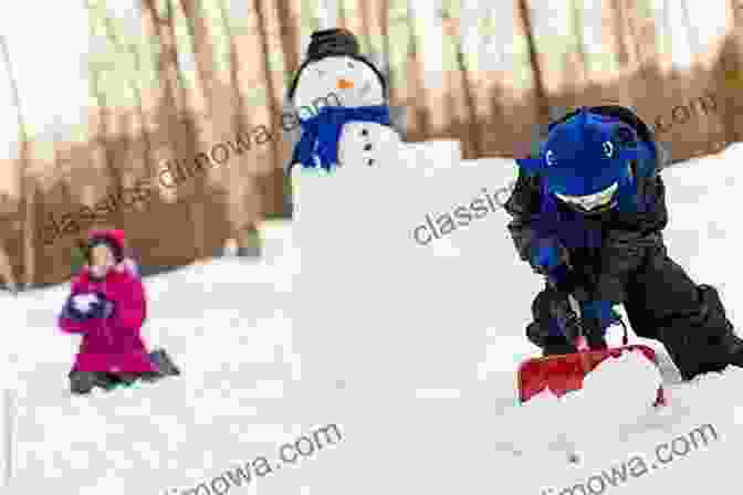 Children Building A Snowman In The Snow Seasons Of The Year: Almanac For Kids Children S On Seasons Edition