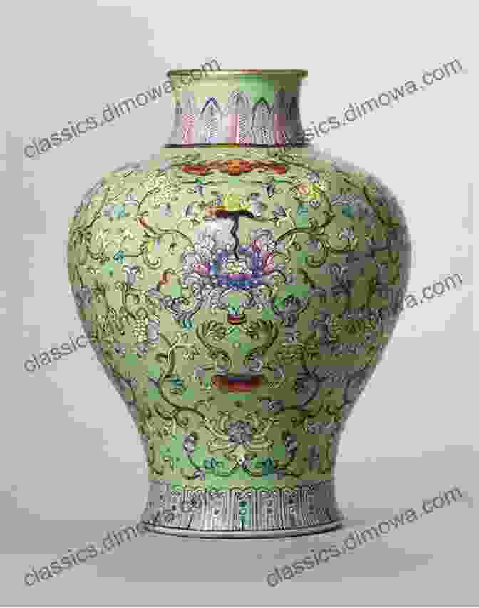 Close Up Of An Ancient Chinese Porcelain Vase Adorned With Intricate Floral Patterns And Vibrant Colors The Three Perfections Of Ancient China Art Art History Children S Art