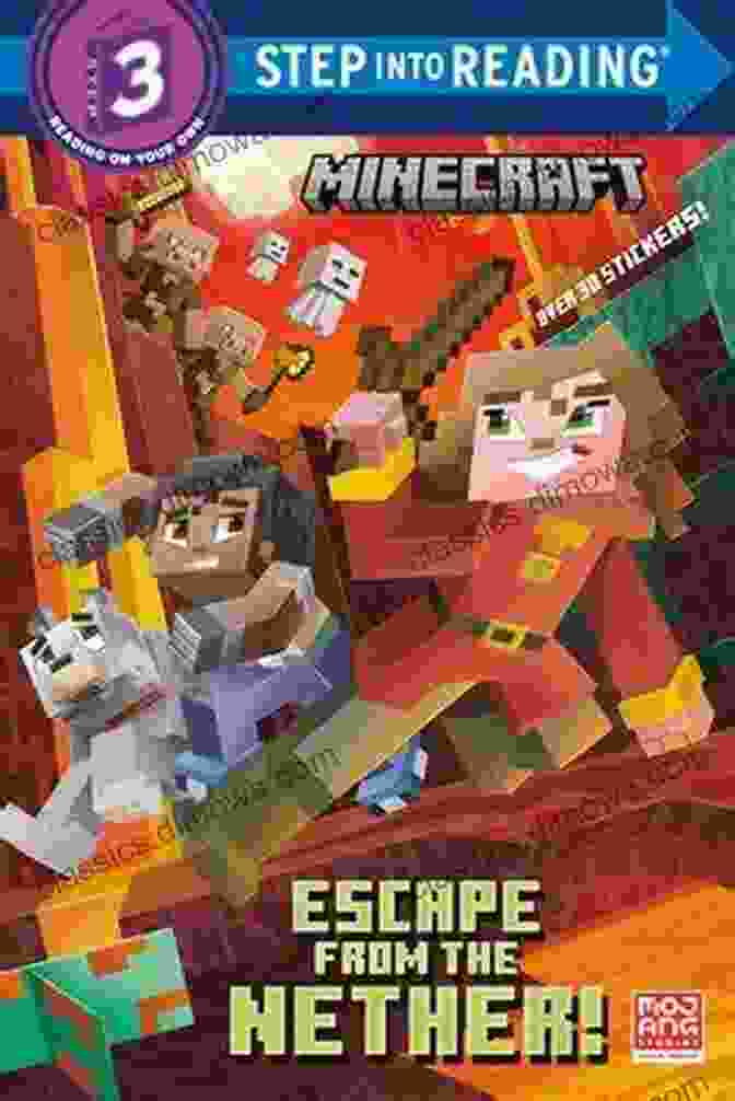 Escape From The Nether Book Cover Image Escape From The Nether: An Unofficial Minecrafters Time Travel Adventure 4