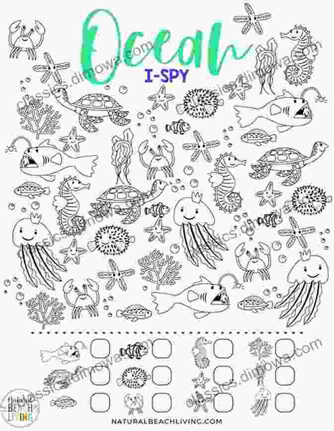 Fun Ocean Themed Activity Sheet For Children Coral Reef Animals For Kids: Habitat Facts Photos And Fun Children S Oceanography Edition