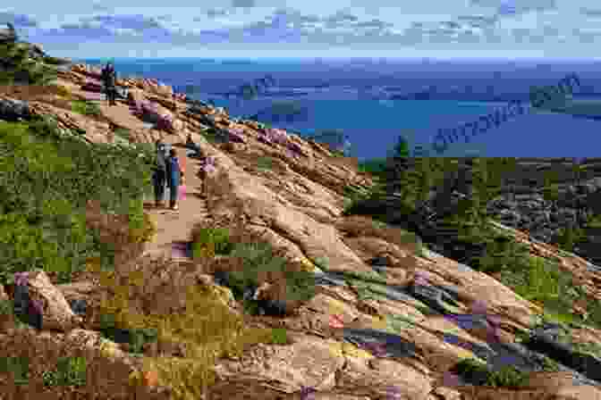 Hiker Enjoying Panoramic Views From A Mountain Summit In Maine Maine Outdoor Adventure Guide Josh Christie