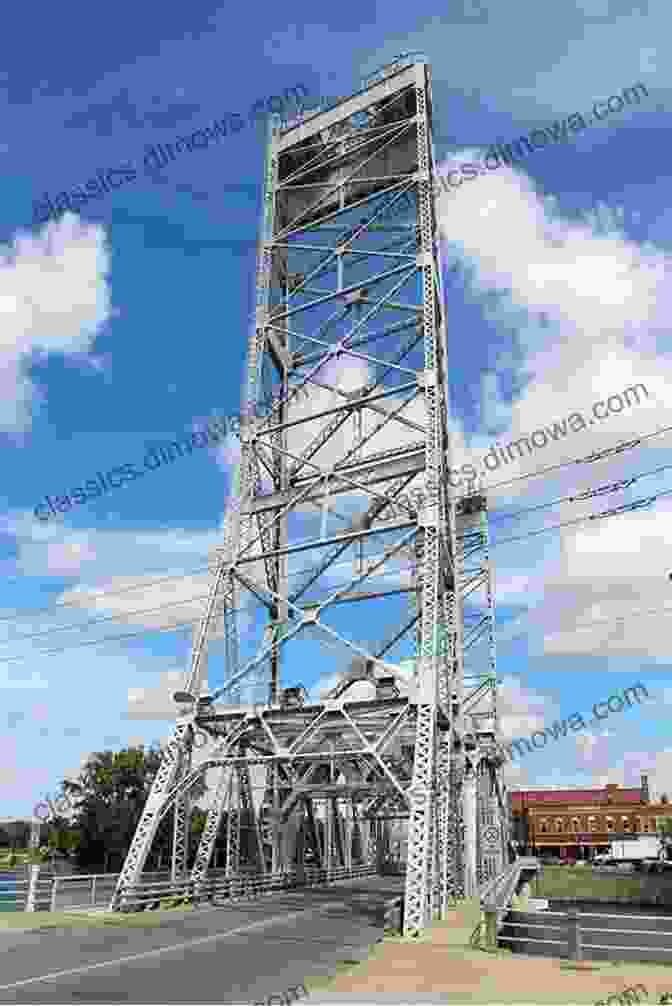 Historic Arched Bridge Spanning The Welland Canal, With Boats Passing Underneath Port Colborne Ontario 1 In Colour Photos: Saving Our History One Photo At A Time