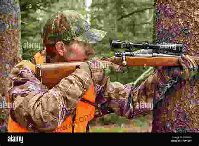 Hunter Aiming A Rifle In The Maine Wilderness Maine Outdoor Adventure Guide Josh Christie