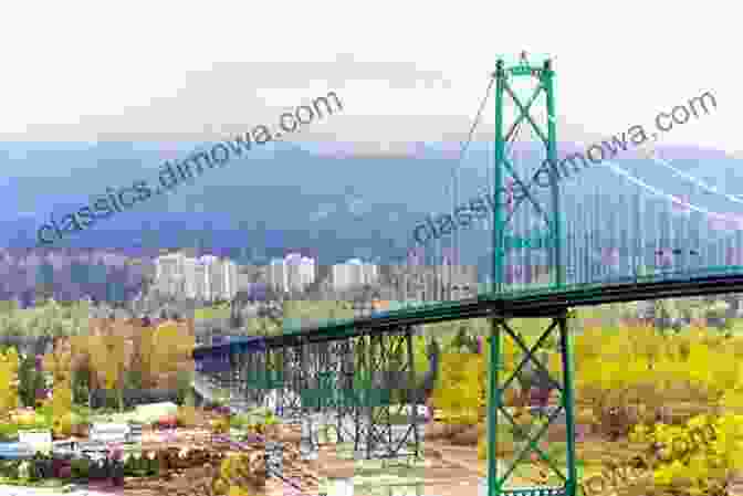 Majestic Lions Gate Bridge Connecting Vancouver To North Shore Mountains Vancouver British Columbia Canada 5 In Colour Photos: Saving Our History One Photo At A Time (Cruising Canada 22)