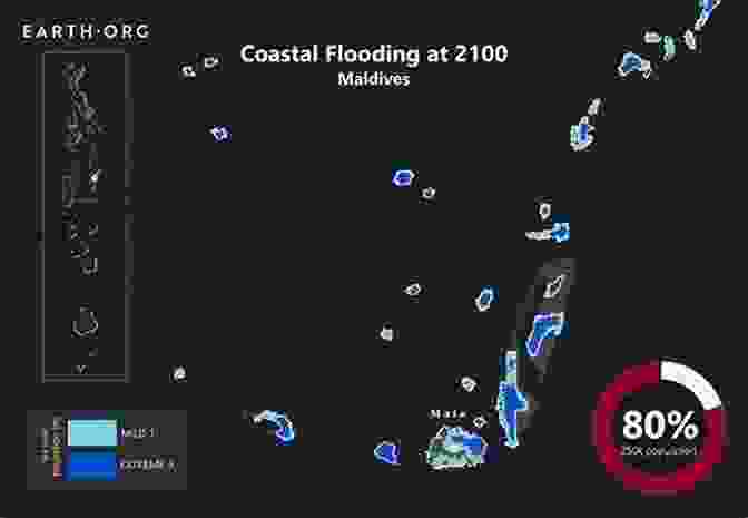 Map Of Maldives Showing Hazard Risk Levels Multihazard Risk Atlas Of Maldives: Climate And Geophysical Hazards Volume II