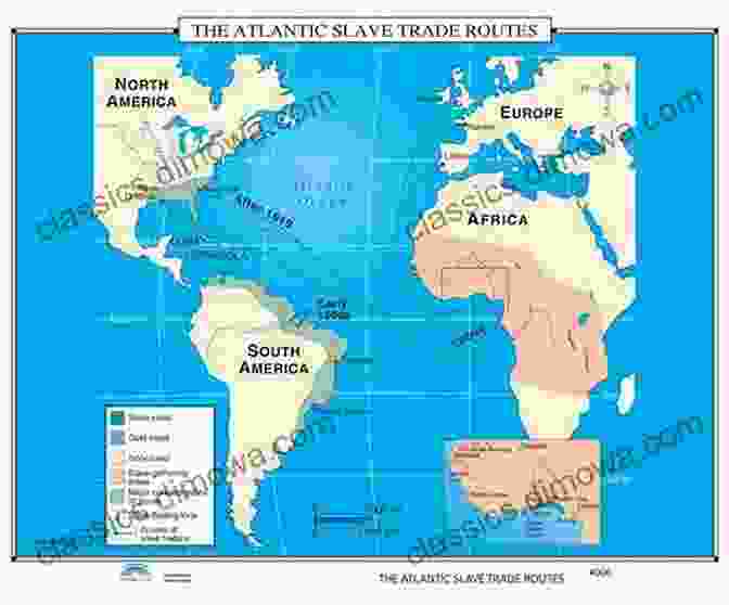 Map Of The Atlantic Slave Trade Routes The Time Traveller S Guide To British Theatre: The First Four Hundred Years