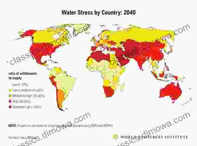 Map Showing Areas Facing Water Scarcity AWARE Our World Our Water