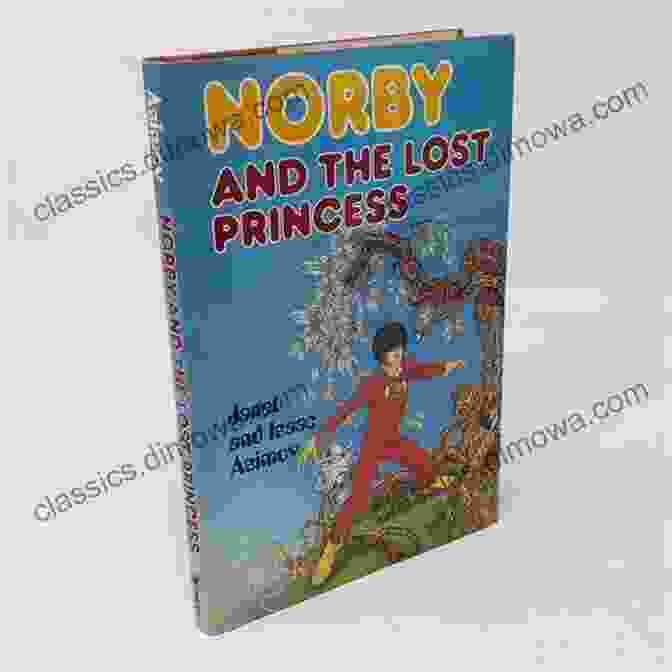 Norby And The Lost Princess Norby Book Cover With Norby And The Princess Standing In A Lush Forest Norby And The Lost Princess (Norby 3)