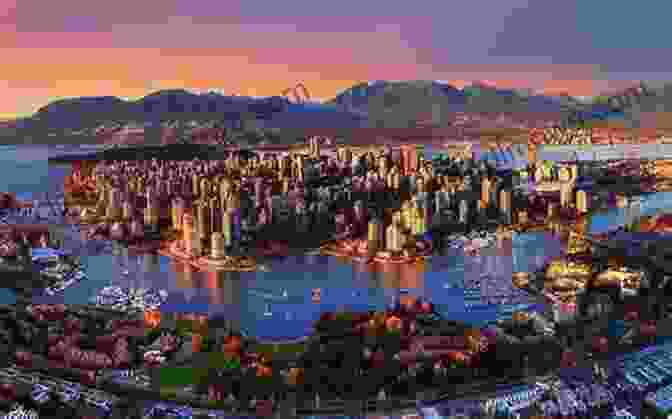 Panoramic View Of Vancouver's Skyline With Skyscrapers And Mountains Vancouver British Columbia Canada 5 In Colour Photos: Saving Our History One Photo At A Time (Cruising Canada 22)