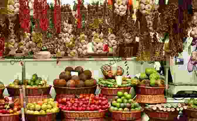 Smiling Woman Exploring A Vibrant Street Market In Portugal Hints To Travellers In Portugal