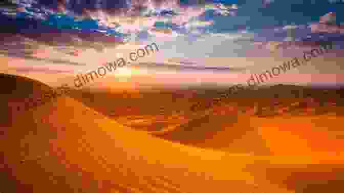 Sunset Over The Sahara Desert Men Of Salt: Crossing The Sahara On The Caravan Of White Gold