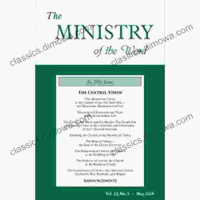 The Ministry Of The Word Vol. 23 No. 1 Cover The Ministry Of The Word Vol 23 No 8: The Experience Of Christ