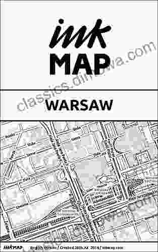 Warsaw Inkmap maps for eReaders sightseeing museums going out hotels (English)